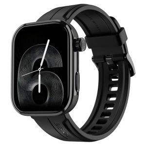 noise pro 6 max smart watch:intelligent ai, endless ai watch faces, ai companion, 1.96” amoled, stainless steel build, built in gps, 5 atm, en2 processor, for ios & android(jet black)